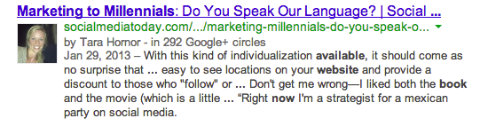 Google Plus Authorship
